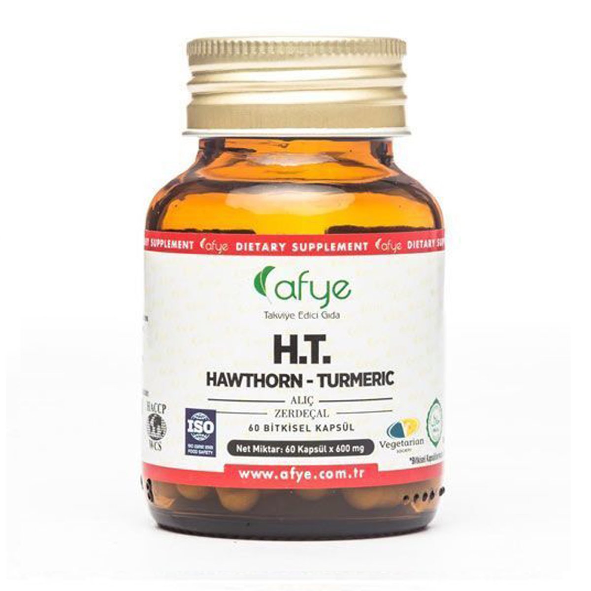Afye Hawthorn Turmeric 60 kapsül