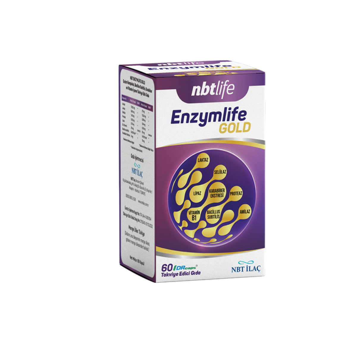 Nbt Life Enzymlife Gold 60 Kapsül